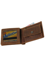 LandLeder Leren Portemonnees - LandLeder Billfold Portemonnee BULL & SNAKE met RFID