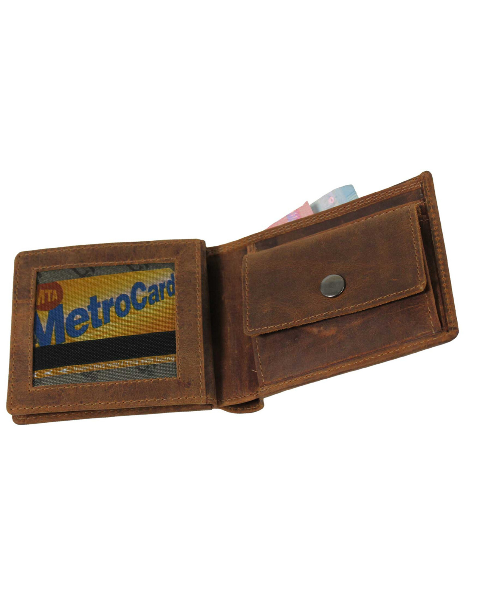 LandLeder Leather Wallets - LandLeder Billfold Wallet BULL & SNAKE with RFID