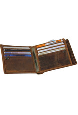 LandLeder Leren Portemonnees - LandLeder Billfold Portemonnee BULL & SNAKE met RFID