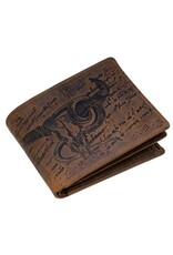 LandLeder Leather Wallets - LandLeder Billfold Wallet BULL & SNAKE with RFID