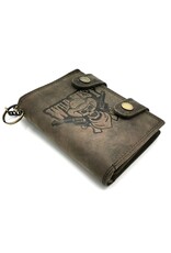 Leather Fox Leather Wallets -  Leather Wallet with Skeleton Cowboy