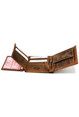 Leather Fox Leather Wallets - Leather Wallet with embossed Deer