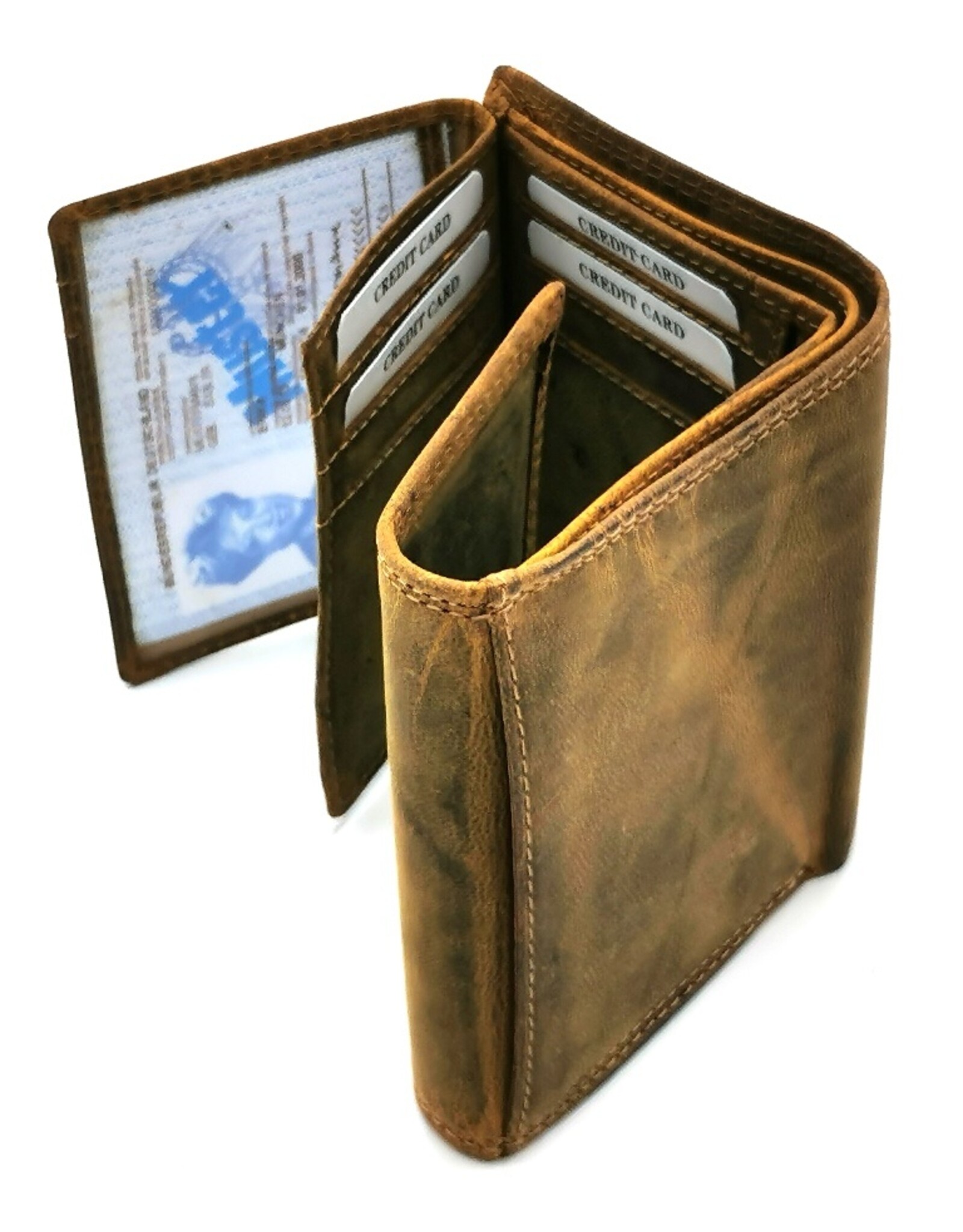 Leather Fox Leather Wallets - Leather Wallet Western Wild