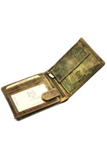 Leather Fox Leather Wallets - Leather Wallet Vintage Leather Moss Green