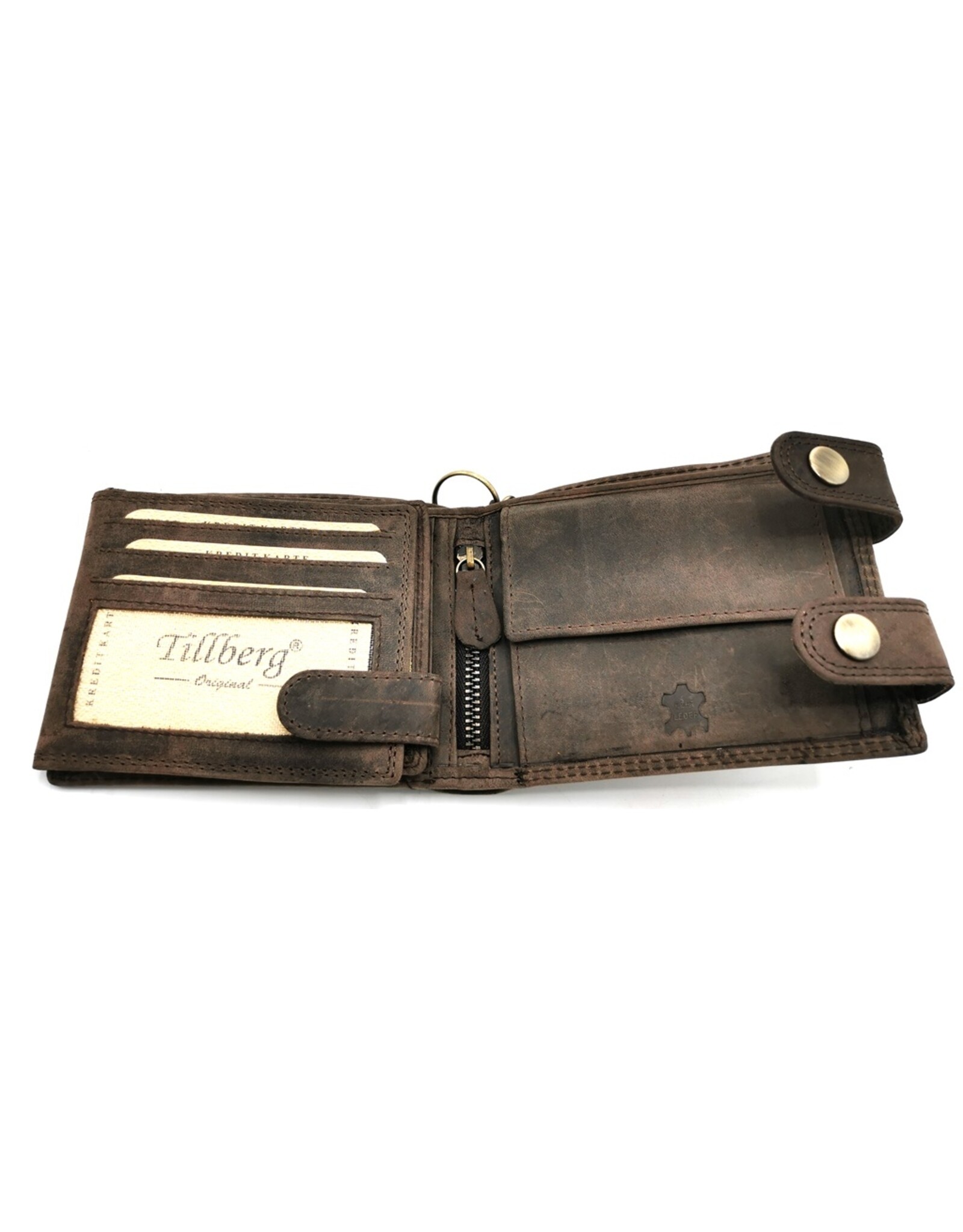 Leather Fox Leather wallets - Leather Wallet Wild West horizontal