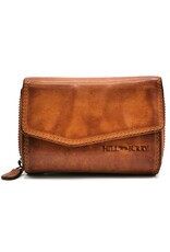 HillBurry Leather wallets - Hillburry Wallet with Cover Washed Leather cognac medium