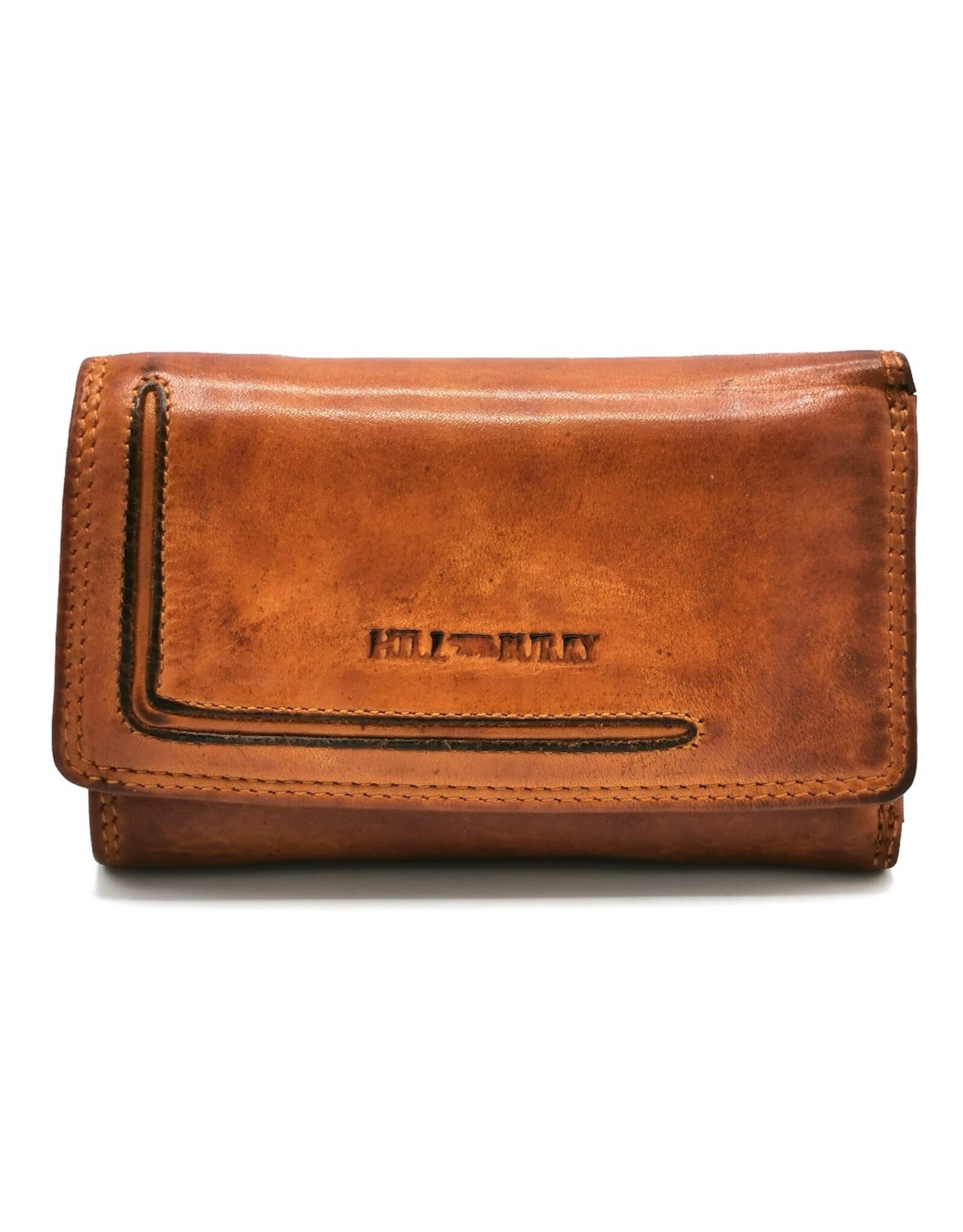 HillBurry Leather wallets - Hillburry Wallet Vintage Washed Leather cognac