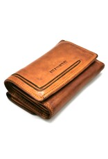 HillBurry Leather wallets - Hillburry Wallet Vintage Washed Leather cognac