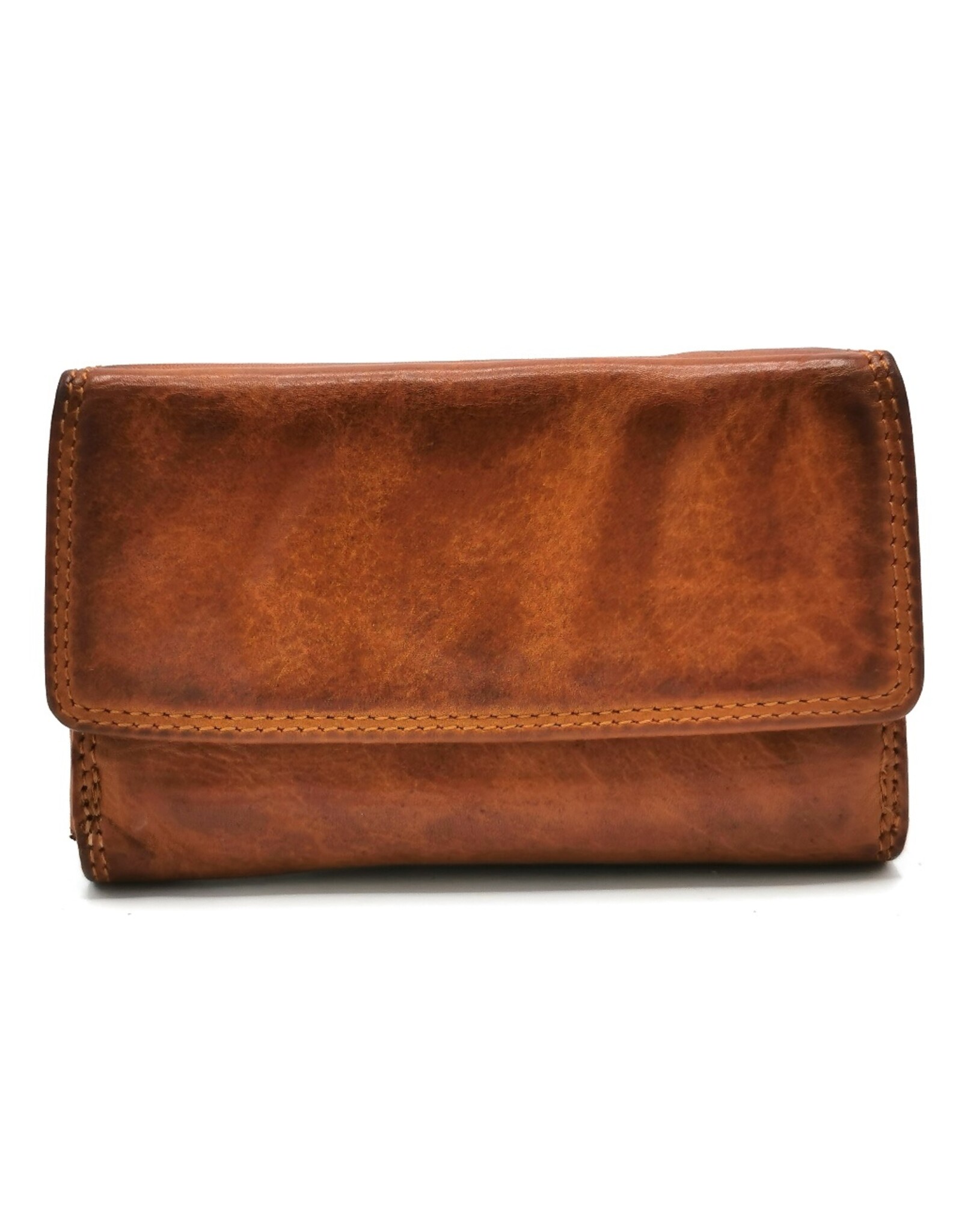 HillBurry Leather wallets - Hillburry Wallet Vintage Washed Leather cognac