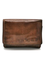 HillBurry Leather wallets - Hillburry Wallet Washed Leather Brown Medium