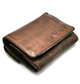 HillBurry Hillburry Wallet Washed Leather Brown Medium