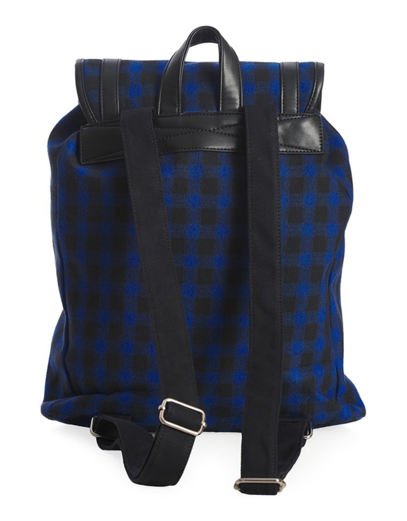 Banned Backpacks - Banned  Yamy Tartan backpack  black-blue