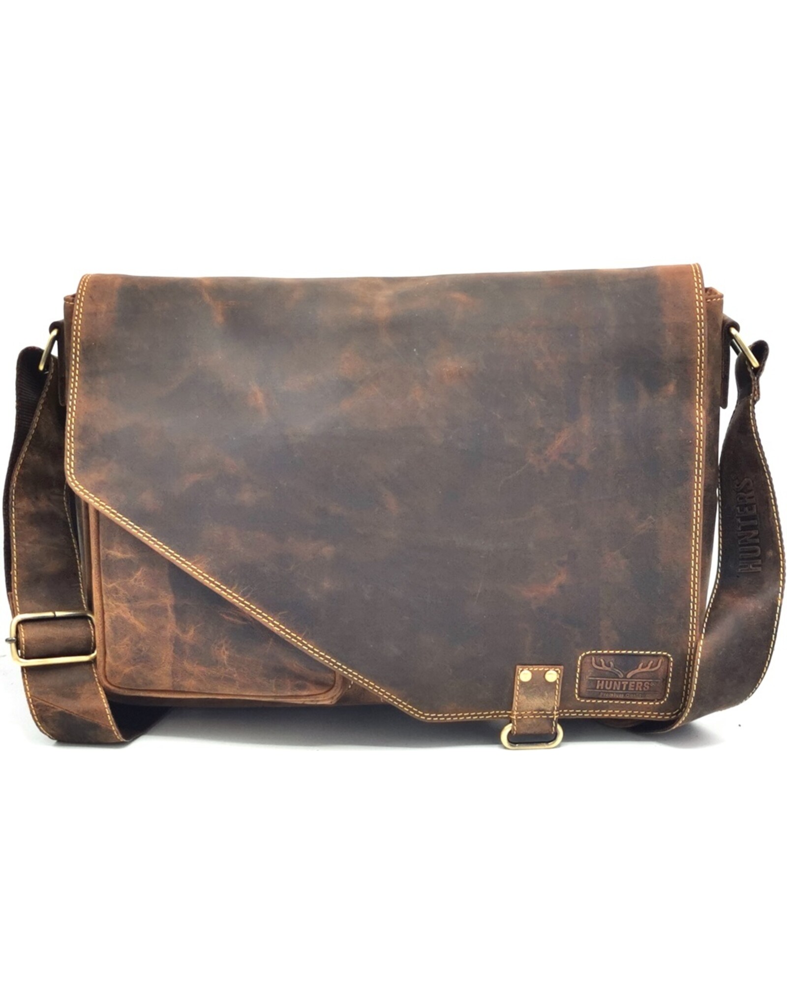 Hunters Leather Workbags and Leather Laptop Bags - Hunters Laptop Bag Buffalo Leather XL size