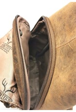 Hunters Leather Shoulder bags  Leather crossbody bags - Hunters Crossbody-Sling bag brown