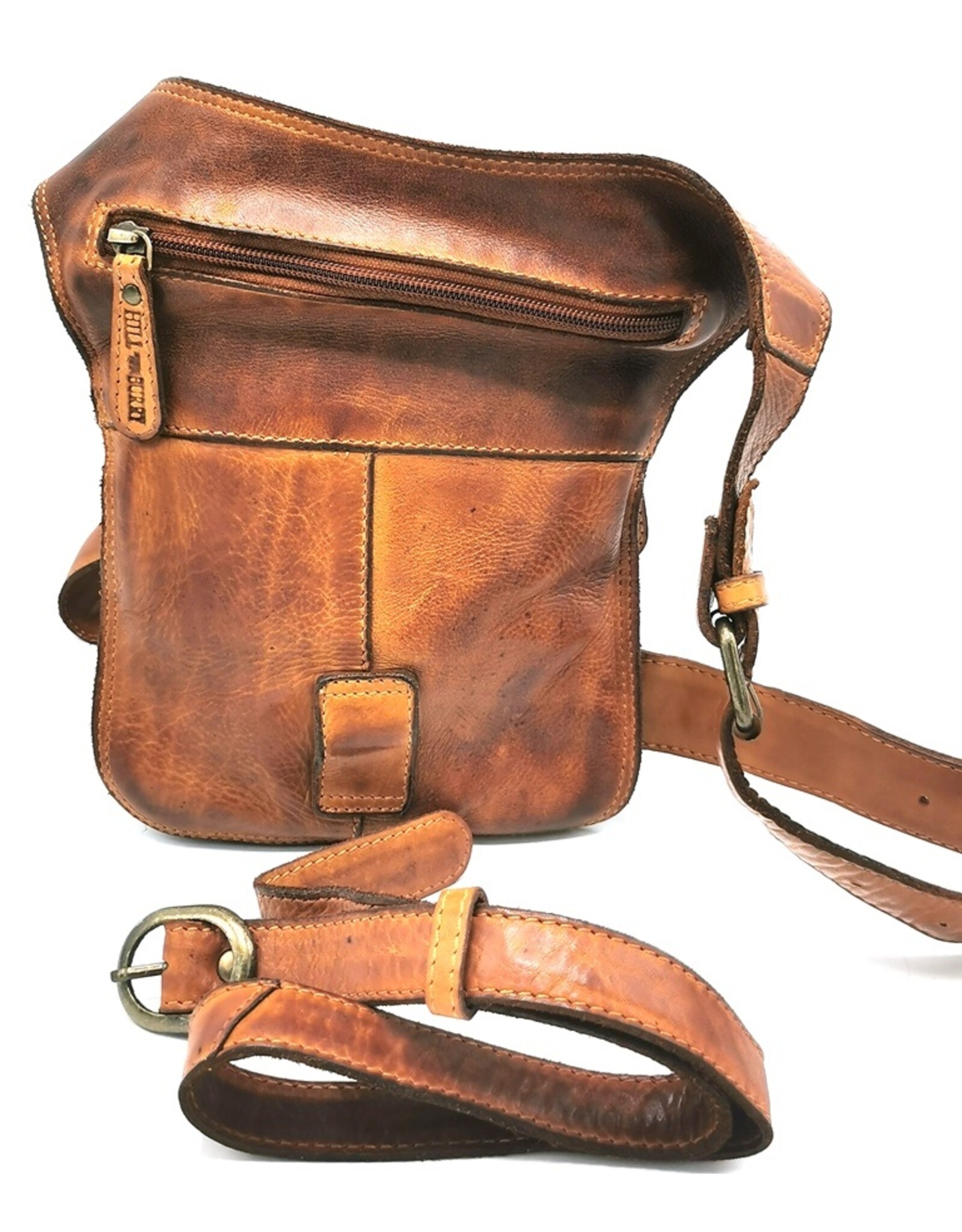 HillBurry Leather Shoulder bags  leather crossbody bags - HillBurry Leather Crossbody bag Washed Leather