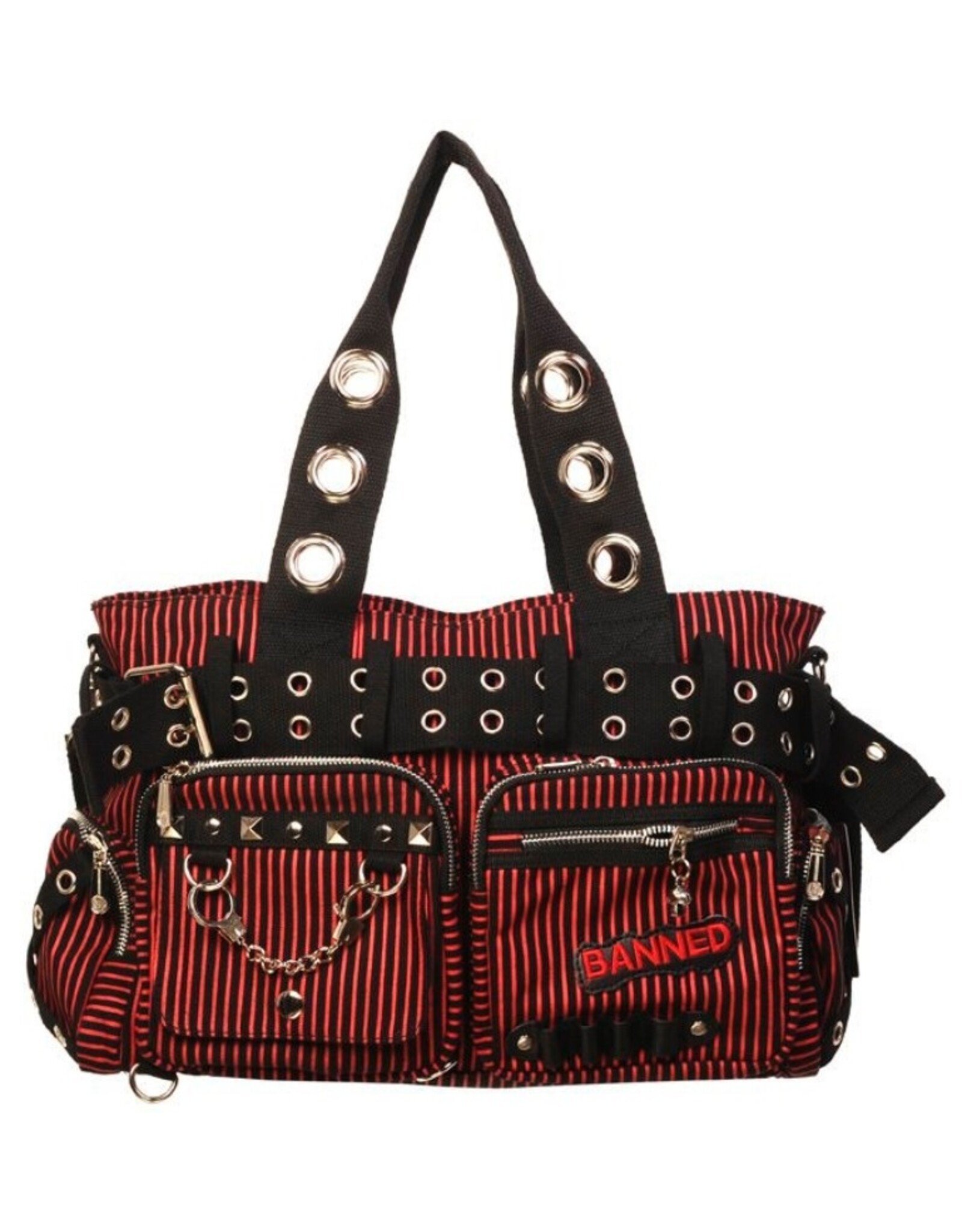 Banned Gothic Tassen Steampunk Tassen - Banned Sweet Revenge Handtas (rood)