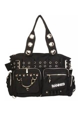 Banned Gothic bags Steampunk bags - Banned Sweet Revenge Handbag  (black)