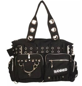 Banned Banned Sweet Revenge Handbag  (black)