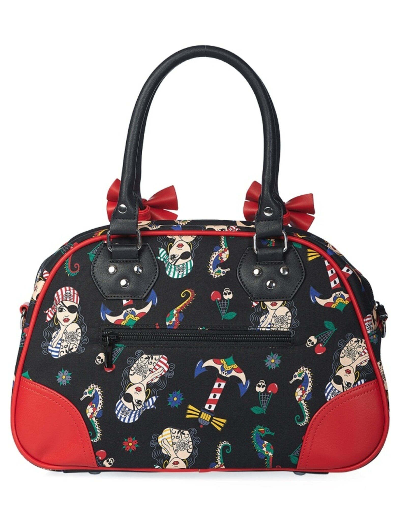 Banned Retro bags Vintage bags - Banned Banned Anchor Pin Up Rockabilly Handbag