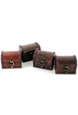 Trukado Miscellaneous - Wooden Mini Treasure chests set of 4