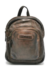 HillBurry Leather backpacks Leather shoppers - HillBurry Mini Backpack Washed Leather Vintage look brown