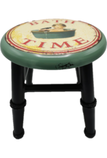 Trukado Miscellaneous - Iron Vintage Stool - Plant table "Bath Time"