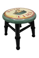 Trukado Miscellaneous - IJzeren Vintage Kruk - Plantentafel "Bath Time"