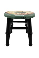 Trukado Miscellaneous - Iron Vintage Stool - Plant table "Bath Time"