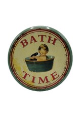 Trukado Miscellaneous - IJzeren Vintage Kruk - Plantentafel "Bath Time"