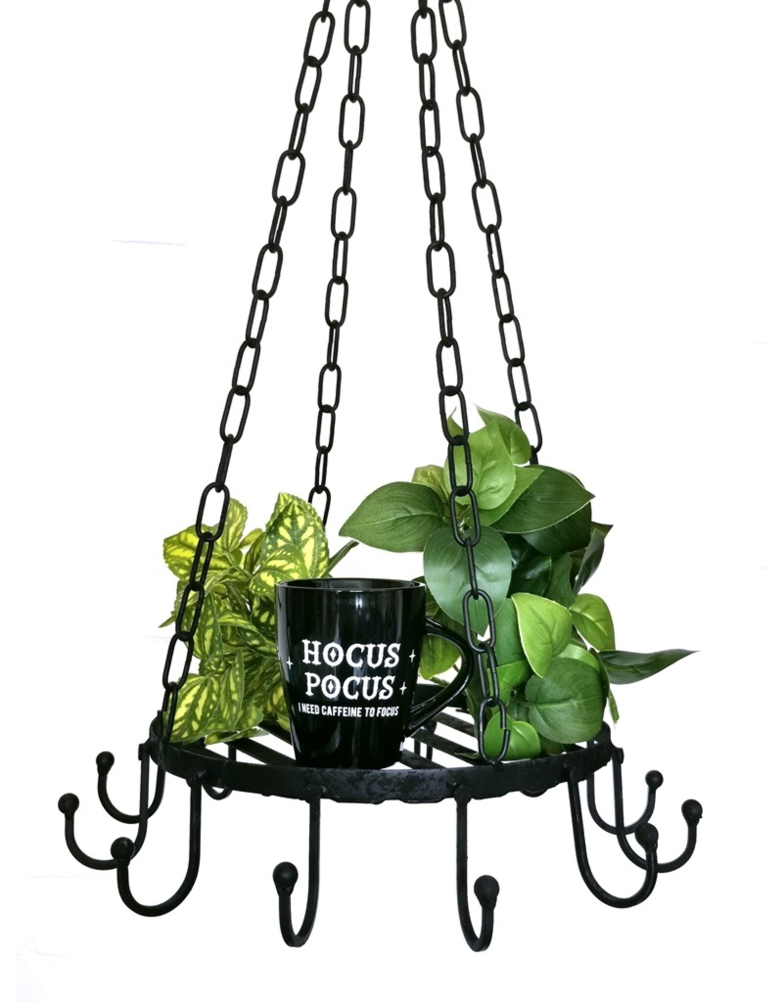 Trukado Miscellaneous - Iron Round Herb Rack Vintagelook black