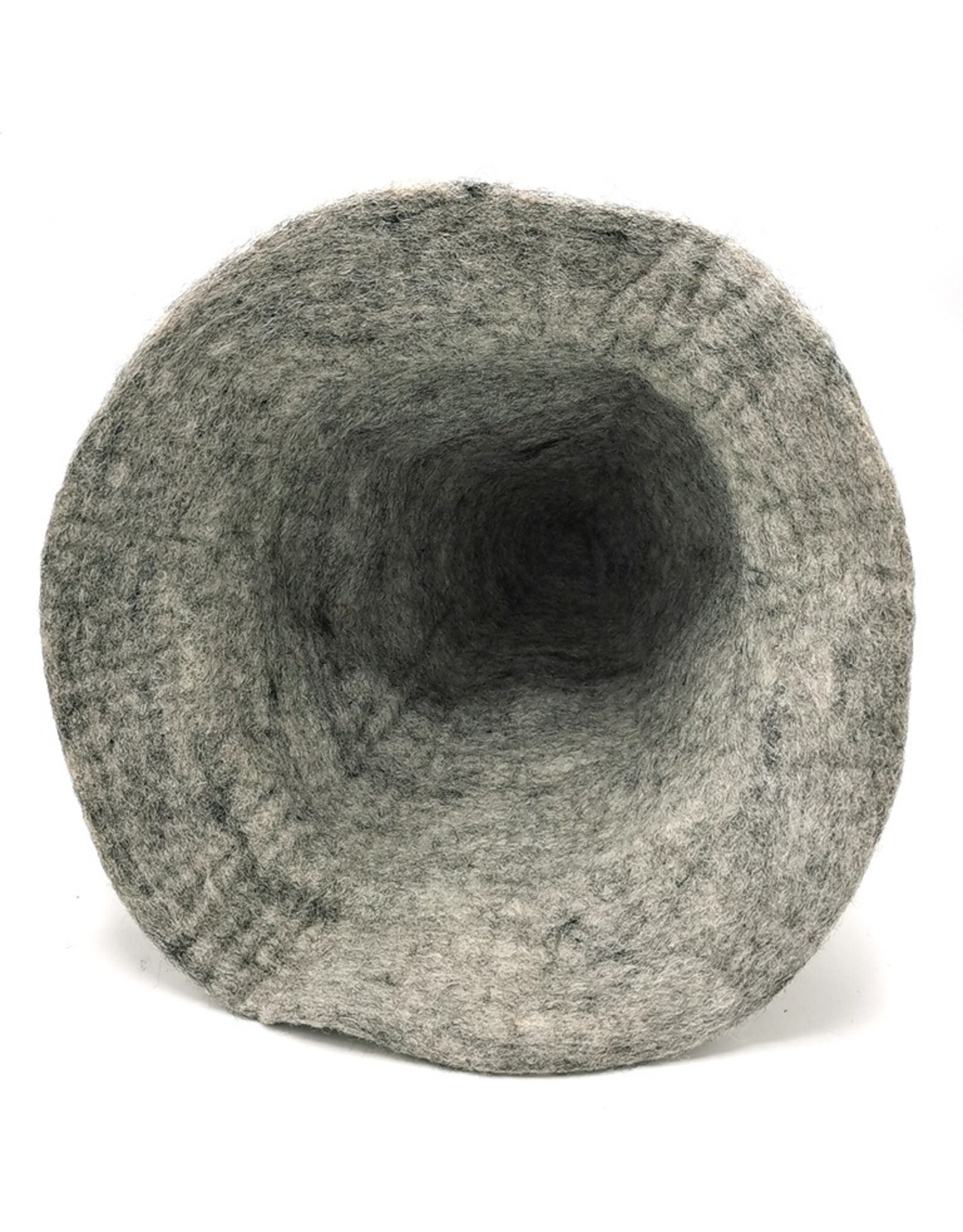 Trukado Miscellaneous - Felt pointed hat Flowers Fantasy Grey-mustard