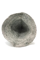 Trukado Miscellaneous - Felt pointed hat Flowers Fantasy Grey-purple