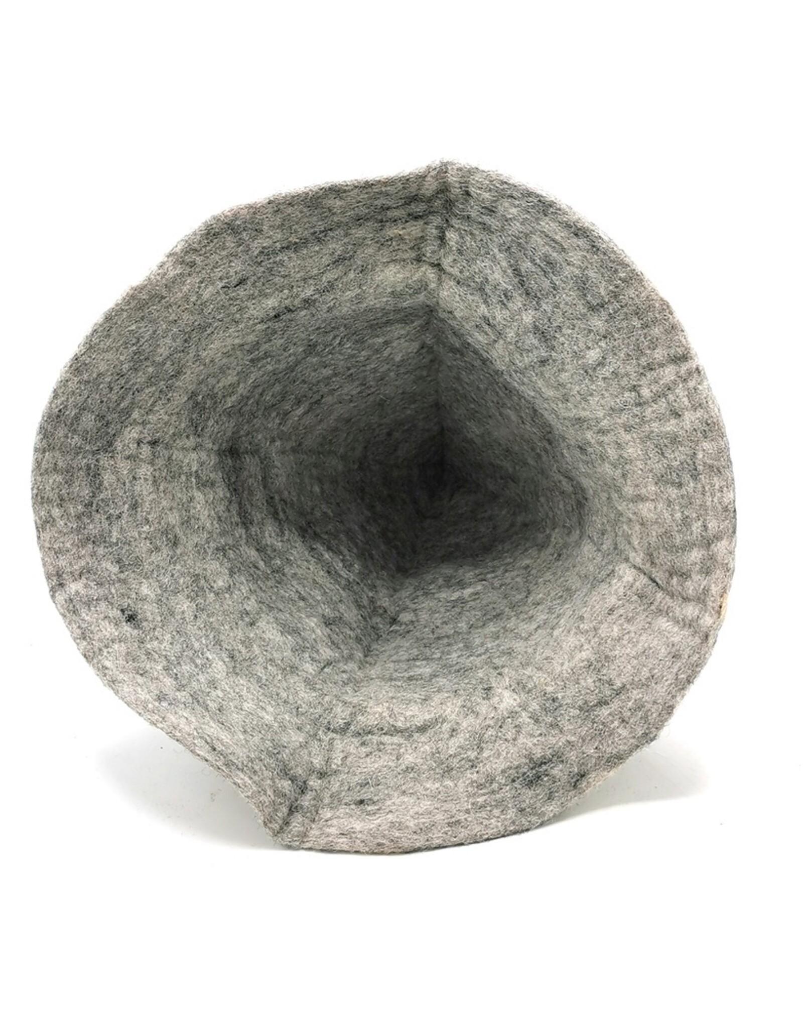 Trukado Miscellaneous - Felt pointed hat Flowers Fantasy Grey-purple