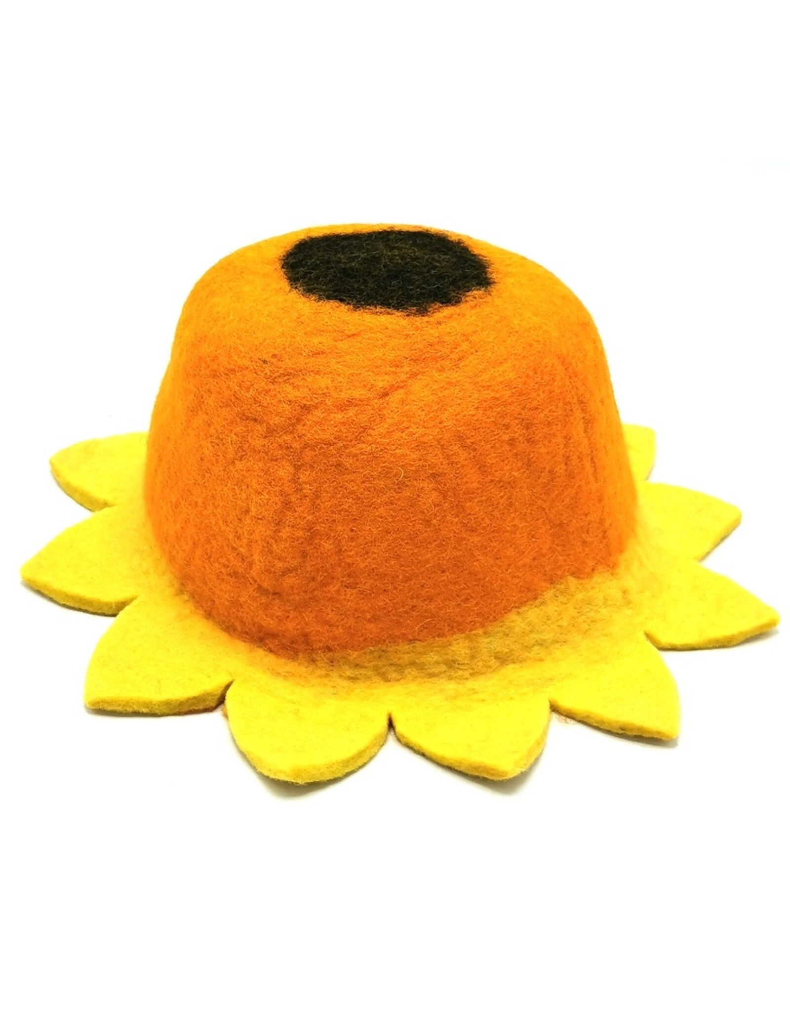 Trukado Miscellaneous - Felt hat Sunflower 100% wool handfelted