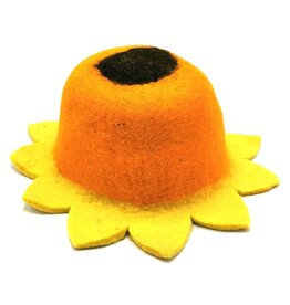 Trukado Felt hat Sunflower 100% wool handfelted