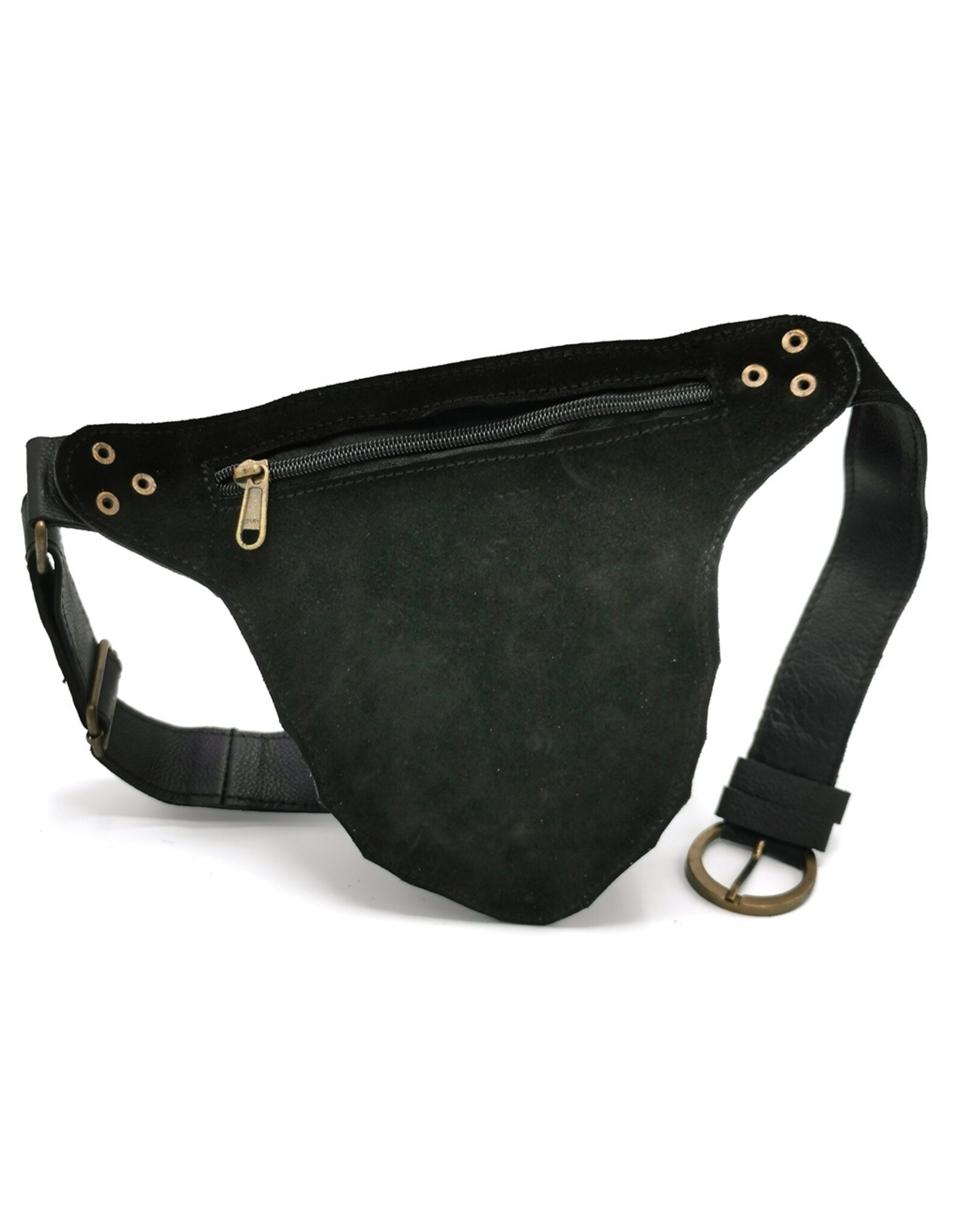 Trukado Leather Festival bags, waist bags and belt bags - Leather Waist bag Ibiza with Vintage hook