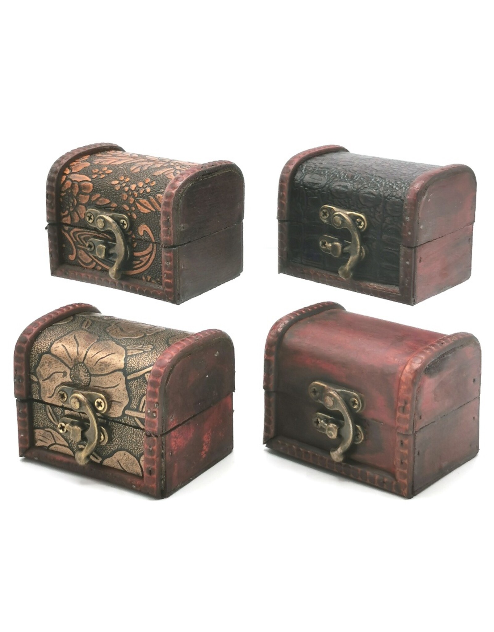 Miscellaneous - Wooden Mini Treasure chests set of 4