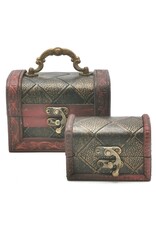 SWG Miscellaneous - Houten Mini Schatkistjes set van 2