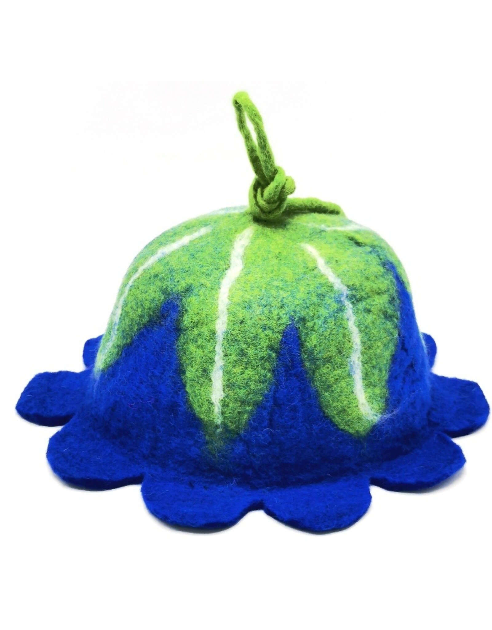 Trukado Miscellaneous - Felt hat Flower Blue-green