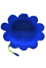 Trukado Miscellaneous - Felt hat Flower Blue-green