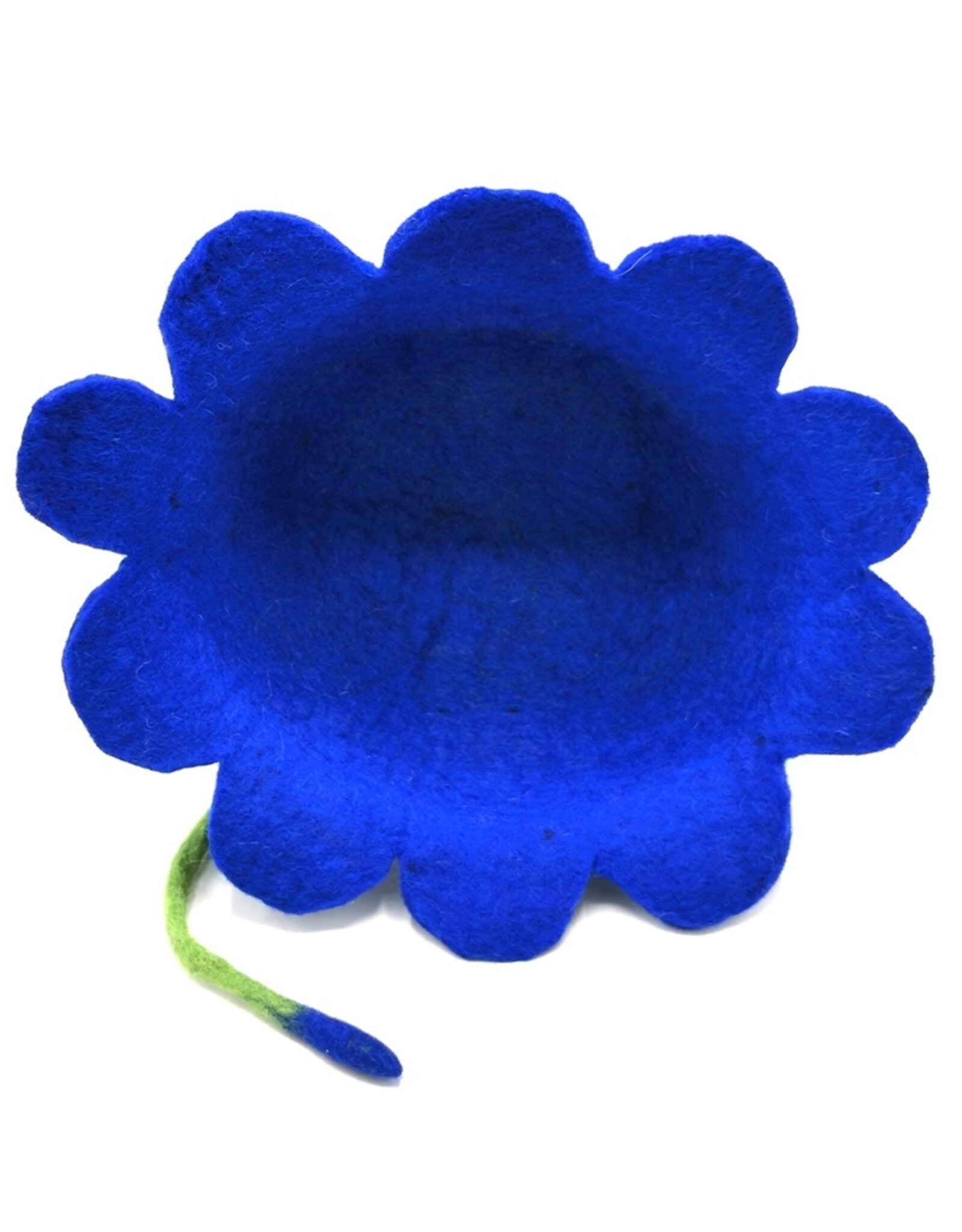 Trukado Miscellaneous - Vilten hoed Bloem Blauw-groen