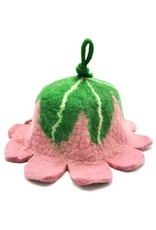 Trukado Miscellaneous - Felt hat Flower Soft pink-green