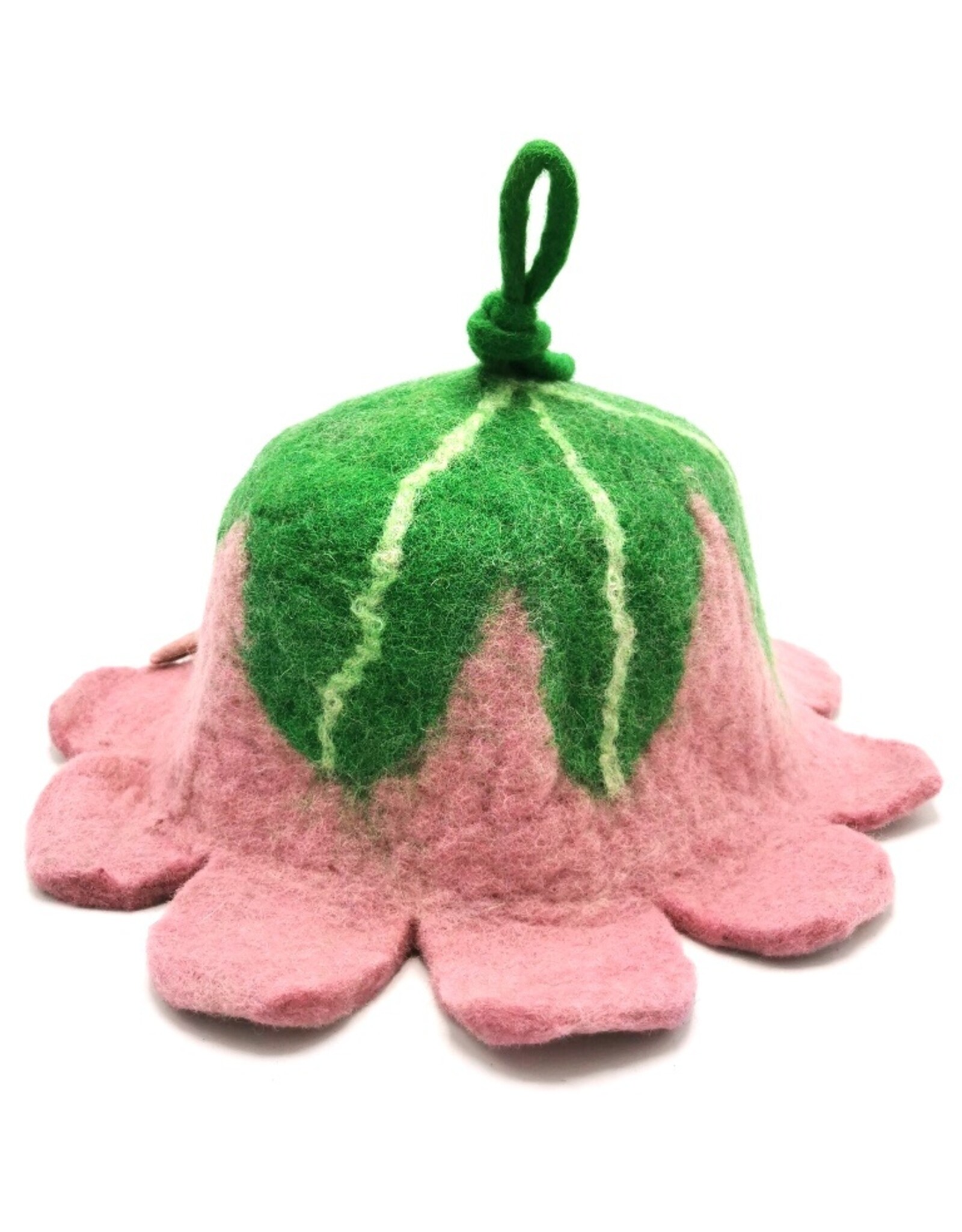 Trukado Miscellaneous - Felt hat Flower Soft pink-green