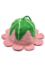 Trukado Miscellaneous - Felt hat Flower Soft pink-green