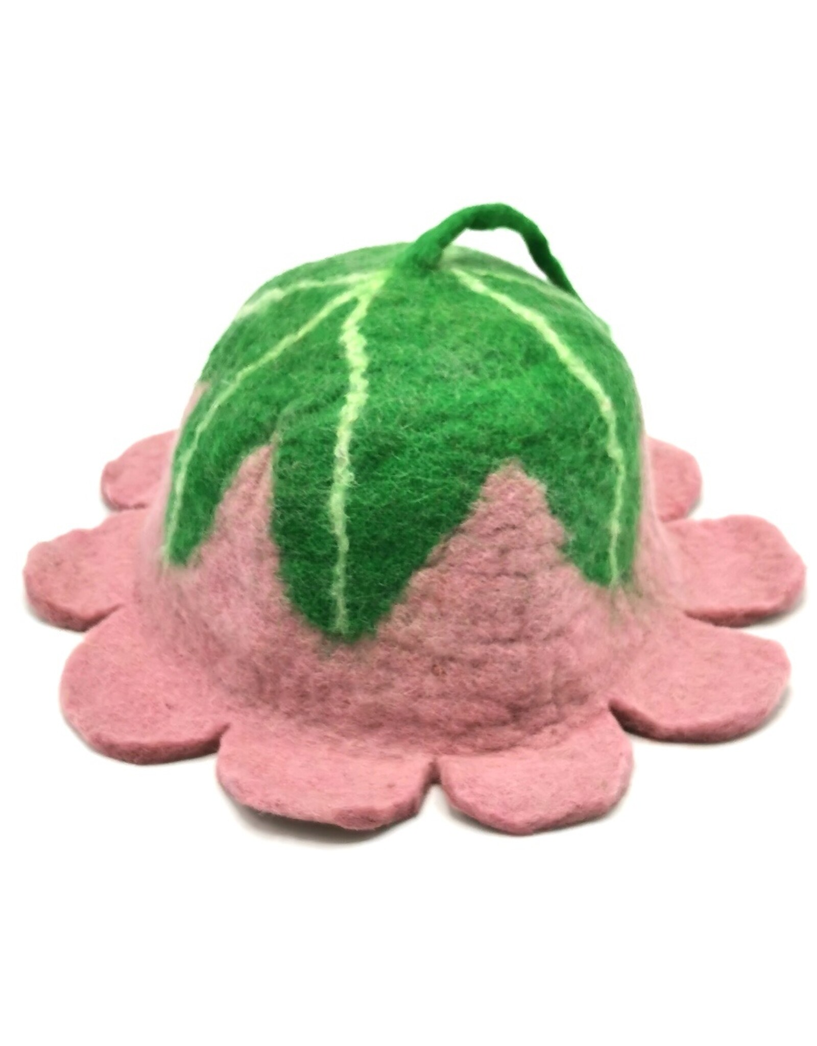 Trukado Miscellaneous - Felt hat Flower Soft pink-green