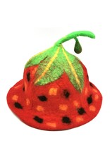 Trukado Miscellaneous - Felt hat "Fantasy Berry" hand felted, 100% wool