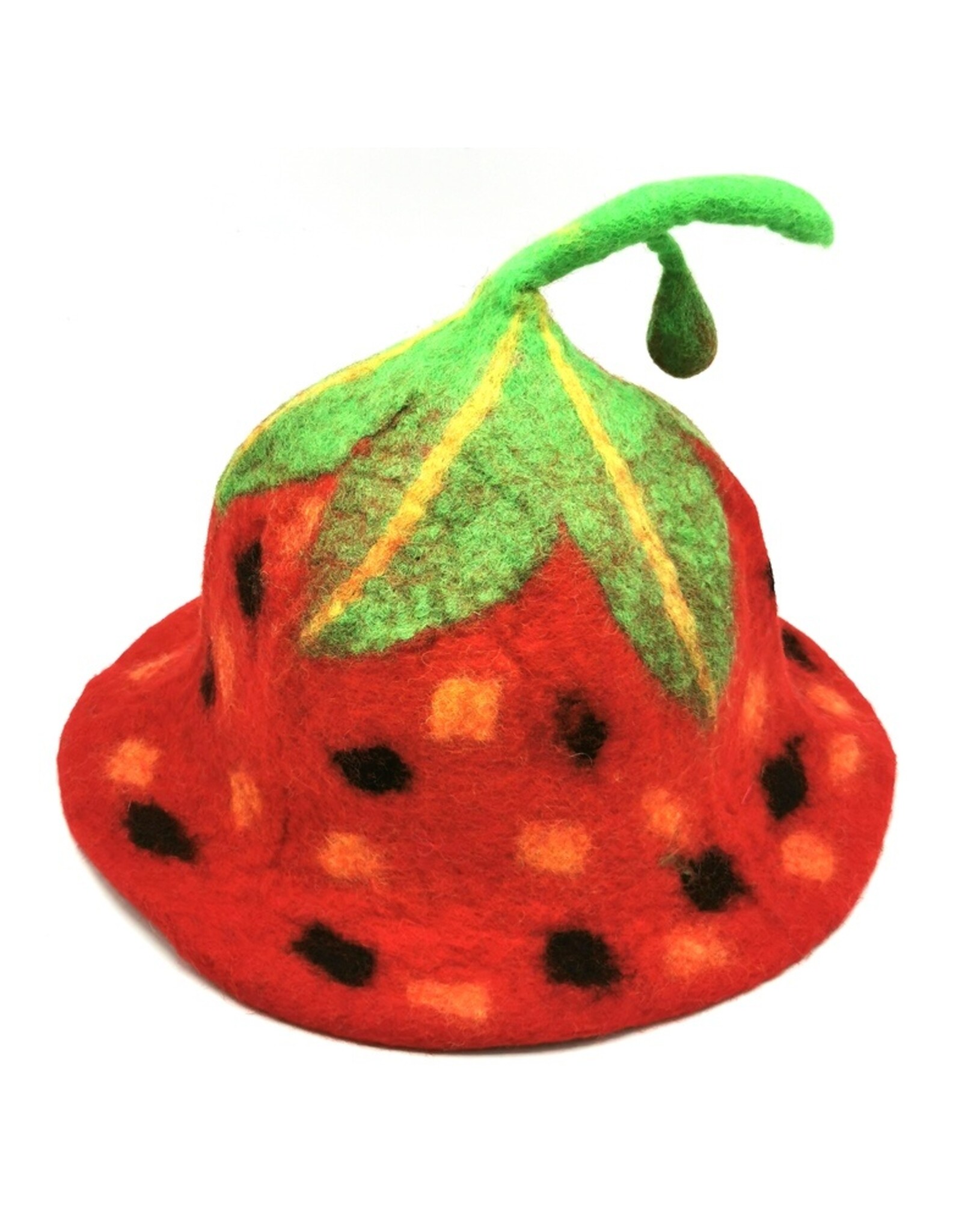 Trukado Miscellaneous - Felt hat "Fantasy Berry" hand felted, 100% wool