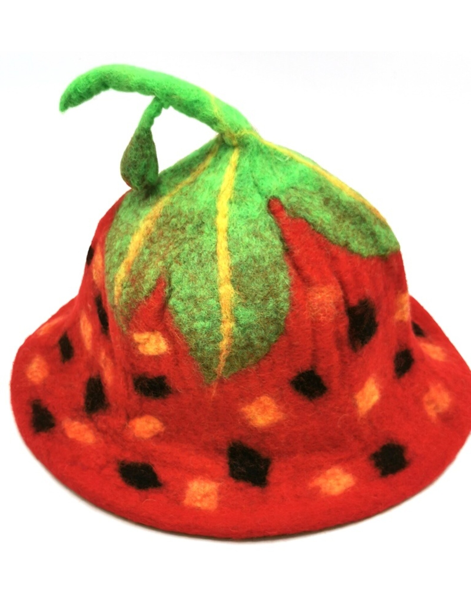 Trukado Miscellaneous - Felt hat "Fantasy Berry" hand felted, 100% wool