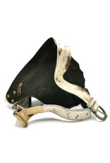 Trukado Leather Festival bags, waist bags and belt bags -   Cowhide Waist Bag with Hook and Turquoise Stone Ibiza