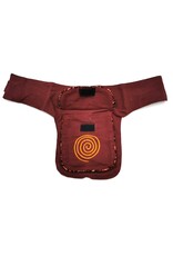 Trukado Fashion bags - Waistbag Colourful Cotton  with Embroidery red